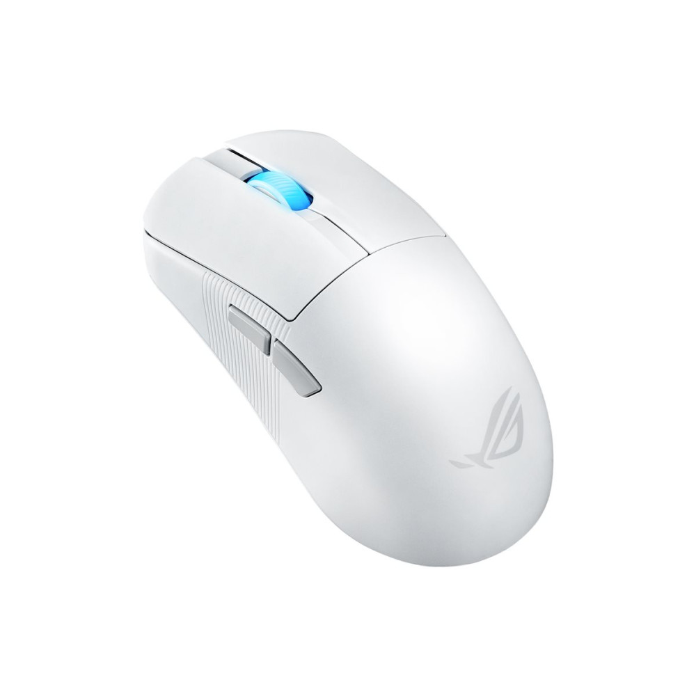 Produktbild för ASUS ROG Harpe Ace Mini - mus - USB 2.0, Bluetooth 5.1, 2.4 GHz - månskensvit