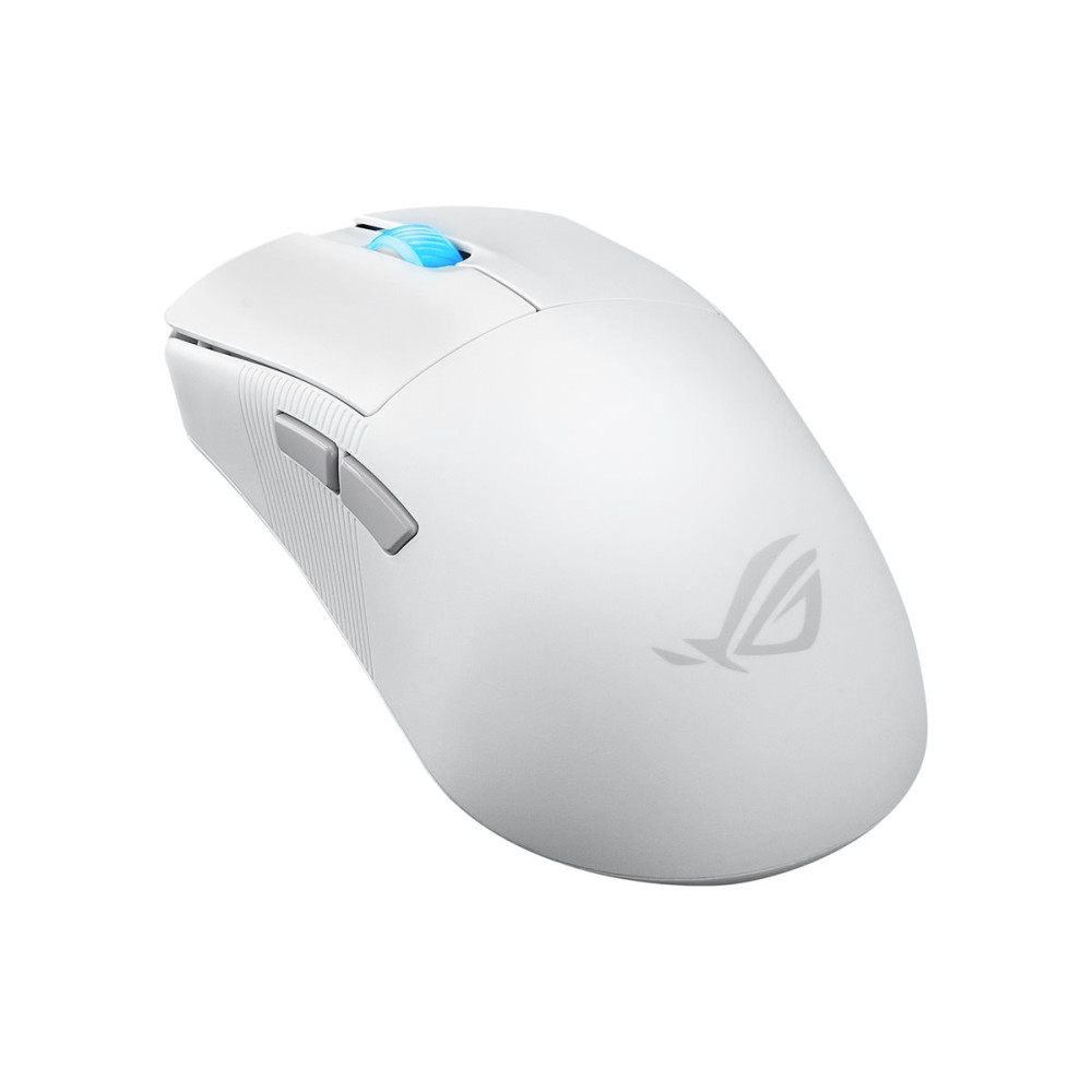 Produktbild för ASUS ROG Harpe Ace Mini - mus - USB 2.0, Bluetooth 5.1, 2.4 GHz - månskensvit