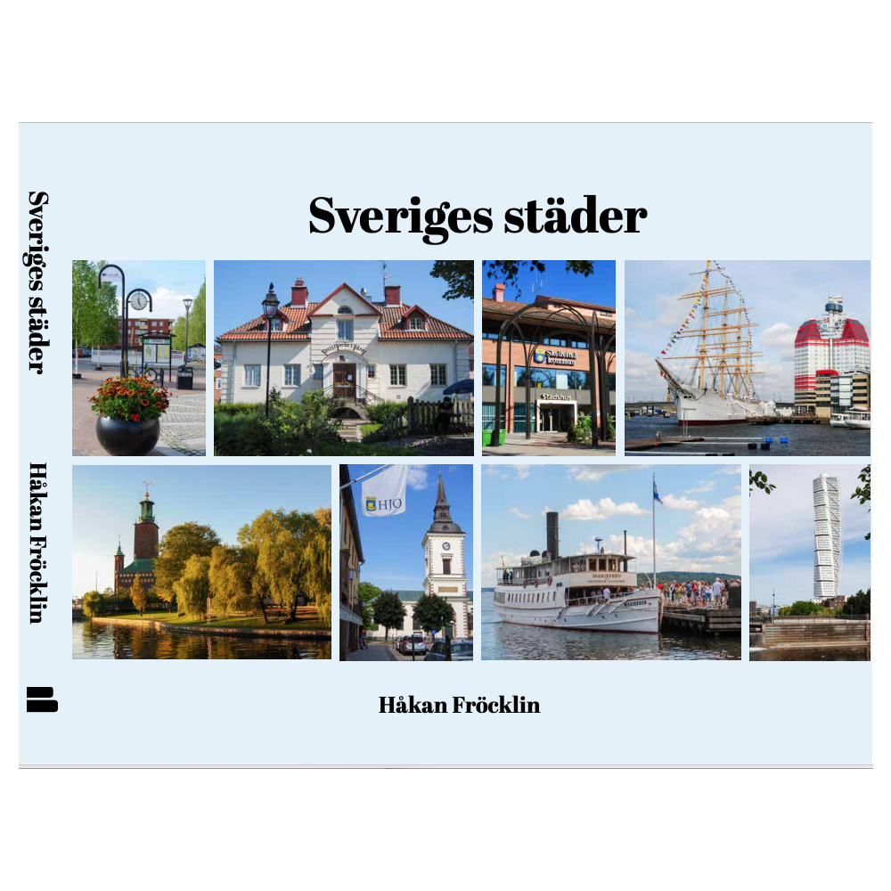 Produktbild för Sveriges städer (inbunden)