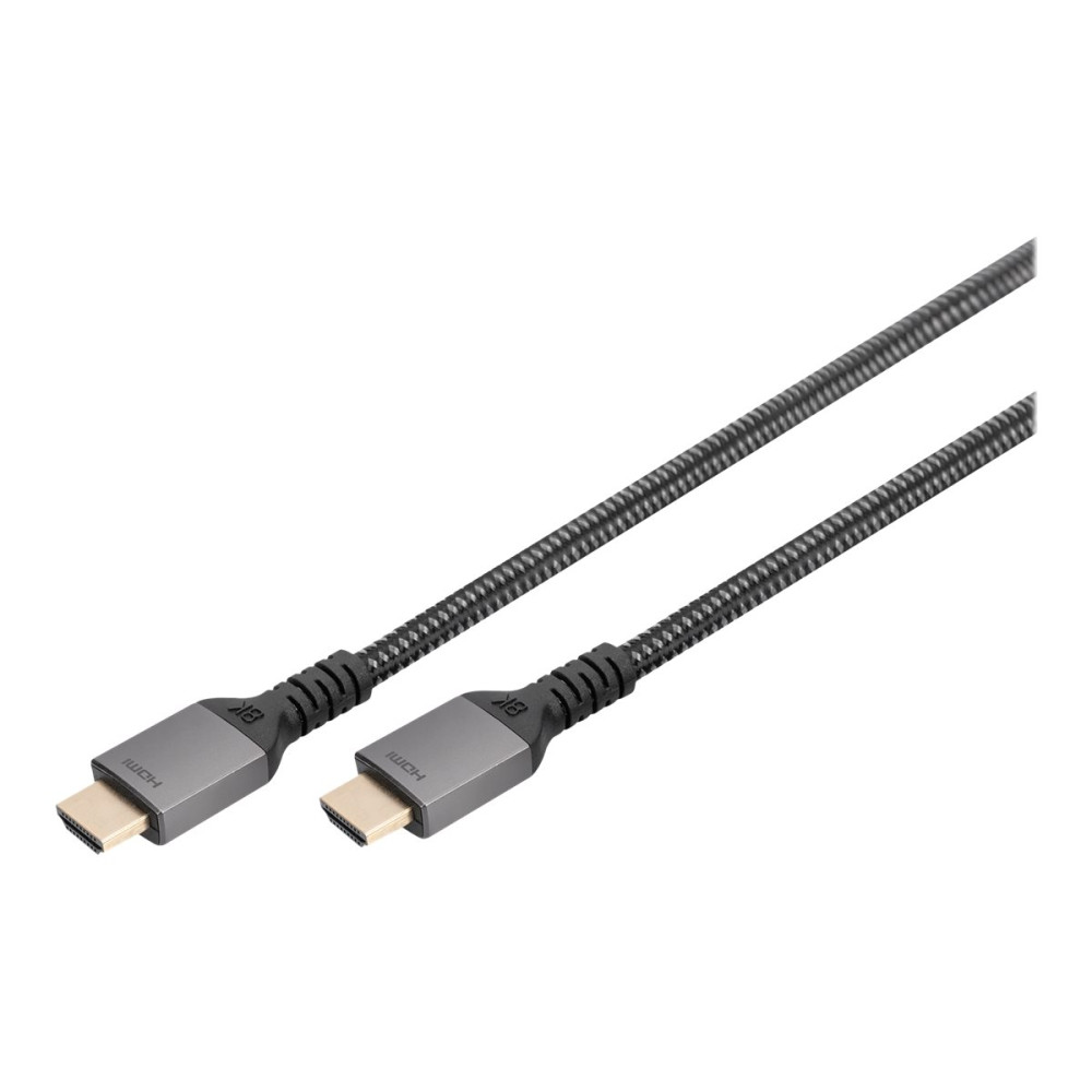 Produktbild för DIGITUS HDMI-kabel med Ethernet - 1 m