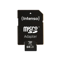Produktbild för Intenso - flash-minneskort - 64 GB - microSDXC