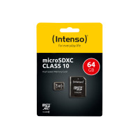 Produktbild för Intenso - flash-minneskort - 64 GB - microSDXC