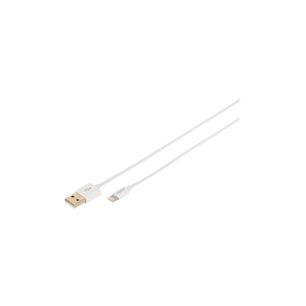 Produktbild för DIGITUS Lightning-kabel - Lightning / USB - 1 m