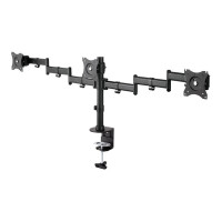 Produktbild för Neomounts NM-D135D3 monteringssats - fullständig rörelse - för 3 LCD-bildskärmar - svart