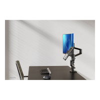 Produktbild för Neomounts DS20-425BL2 monteringssats - justerbar arm med full rörlighet - för LCD-bildskärm/bärbar dator - svart