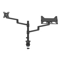 Produktbild för Neomounts DS20-425BL2 monteringssats - justerbar arm med full rörlighet - för LCD-bildskärm/bärbar dator - svart