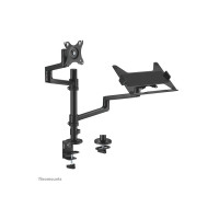 Produktbild för Neomounts DS20-425BL2 monteringssats - justerbar arm med full rörlighet - för LCD-bildskärm/bärbar dator - svart