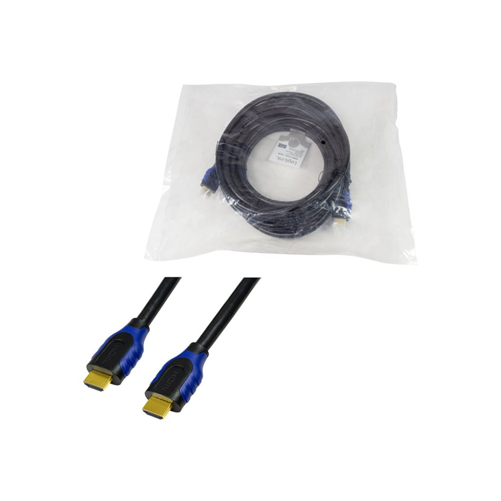 Produktbild för LogiLink High Speed with Ethernet - HDMI-kabel med Ethernet - 10 m