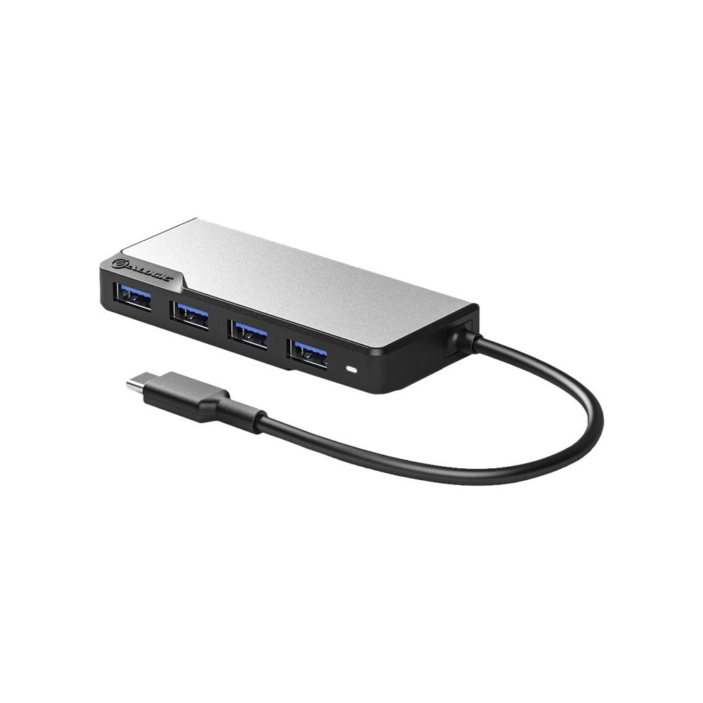 Produktbild för Alogic USB-C Fusion SWIFT 4-in-1 Hub - hubb - 4 portar