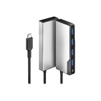 Produktbild för Alogic USB-C Fusion SWIFT 4-in-1 Hub - hubb - 4 portar