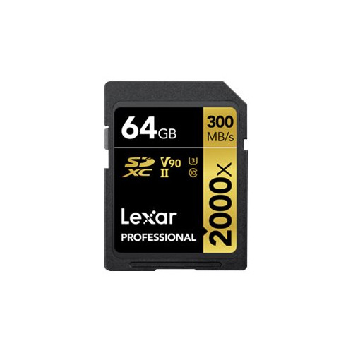 LEXAR Lexar Professional - flash-minneskort - 64 GB - SDXC UHS-II