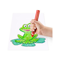 Produktbild för STAEDTLER buddy 3 in 1 - färgpenna - svart, röd, blå, grön, ljusblå, gul, orange, violett, ljusgrön, magenta, turkos, koboltblå, vit, van dyke-brun, hudton, röd syren, neongrön, neon rosaröd (paket om 18)