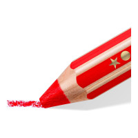Produktbild för STAEDTLER buddy 3 in 1 - färgpenna - svart, röd, blå, grön, ljusblå, gul, orange, violett, ljusgrön, magenta, turkos, koboltblå, vit, van dyke-brun, hudton, röd syren, neongrön, neon rosaröd (paket om 18)