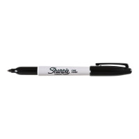 Produktbild för Sharpie - markering - svart (paket om 12)
