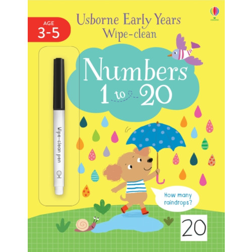 Usborne Publishing Ltd Early Years Wipe-Clean Numbers 1 to 20 (häftad, eng)