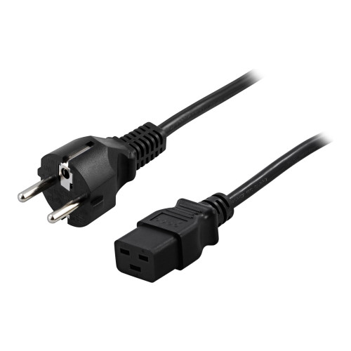 Deltaco DELTACO - strömkabel - power CEE 7/7 till IEC 60320 C19 - 3 m