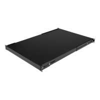 Produktbild för StarTech.com 1U Adjustable Server Rack Mount Shelf - 175lbs - 19.5 to 38in Deep Universal Tray for 19" AV, Data & Network Equipment Rack (ADJSHELFHD) - hylla för rack - 1U