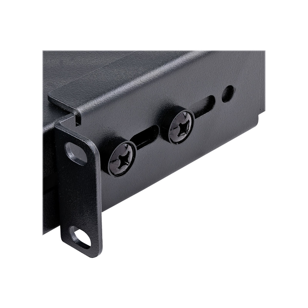 Produktbild för StarTech.com 1U Adjustable Server Rack Mount Shelf - 175lbs - 19.5 to 38in Deep Universal Tray for 19" AV, Data & Network Equipment Rack (ADJSHELFHD) - hylla för rack - 1U