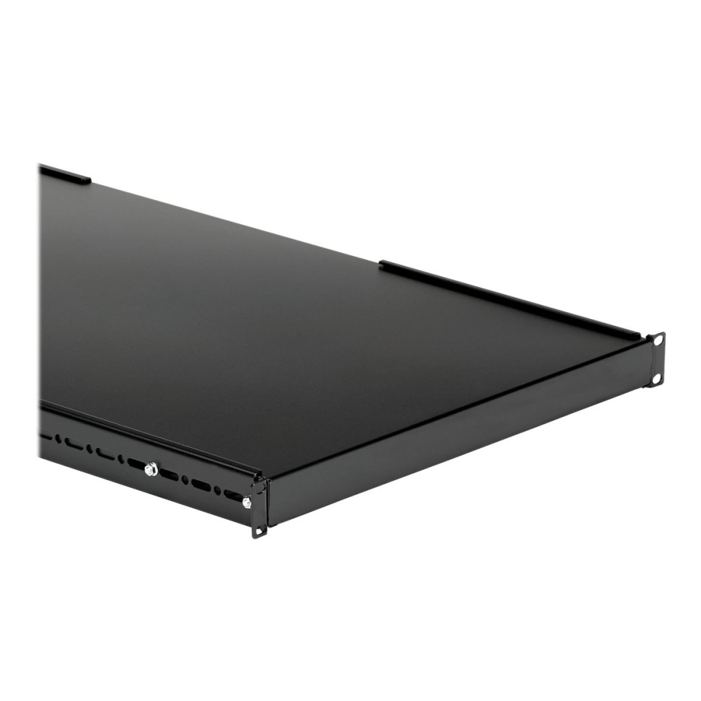 Produktbild för StarTech.com 1U Adjustable Server Rack Mount Shelf - 175lbs - 19.5 to 38in Deep Universal Tray for 19" AV, Data & Network Equipment Rack (ADJSHELFHD) - hylla för rack - 1U
