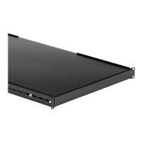 Produktbild för StarTech.com 1U Adjustable Server Rack Mount Shelf - 175lbs - 19.5 to 38in Deep Universal Tray for 19" AV, Data & Network Equipment Rack (ADJSHELFHD) - hylla för rack - 1U