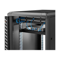 Produktbild för StarTech.com 1U Adjustable Server Rack Mount Shelf - 175lbs - 19.5 to 38in Deep Universal Tray for 19" AV, Data & Network Equipment Rack (ADJSHELFHD) - hylla för rack - 1U