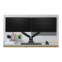 Produktbild för Kensington SmartFit One-Touch Height Adjustable Dual Monitor Arm monteringssats - justerbar arm - för 2 monitorer