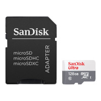 Produktbild för SanDisk Ultra - flash-minneskort - 128 GB - mikroSDXC UHS-I