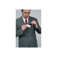 Produktbild för DURABLE CLICK FOLD namnskylt - för 40 x 75 mm - transparent (paket om 10)