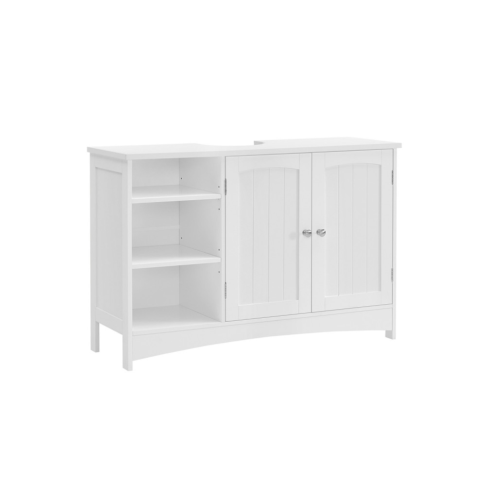 Produktbild för Washbasin Cabinet Pink, White 90x30x60cm