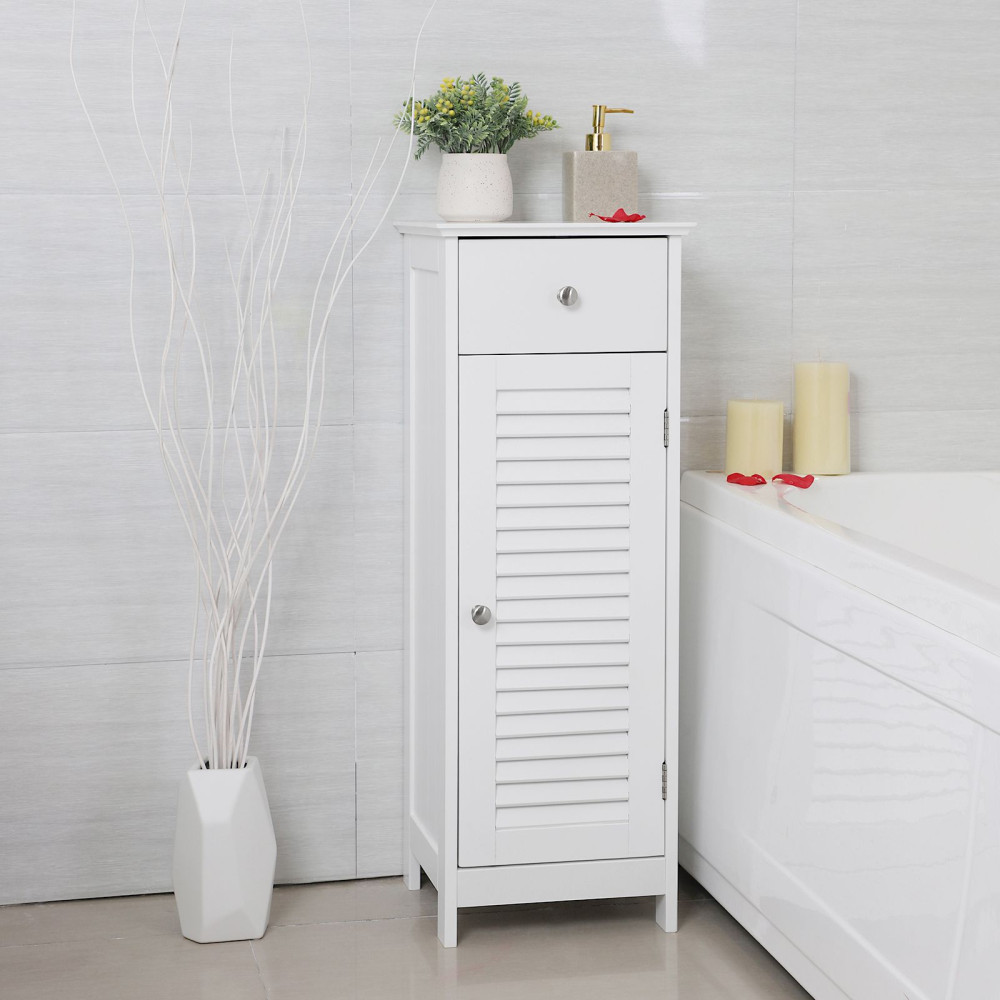 Produktbild för Floor Cabinet White 32x30x87cm