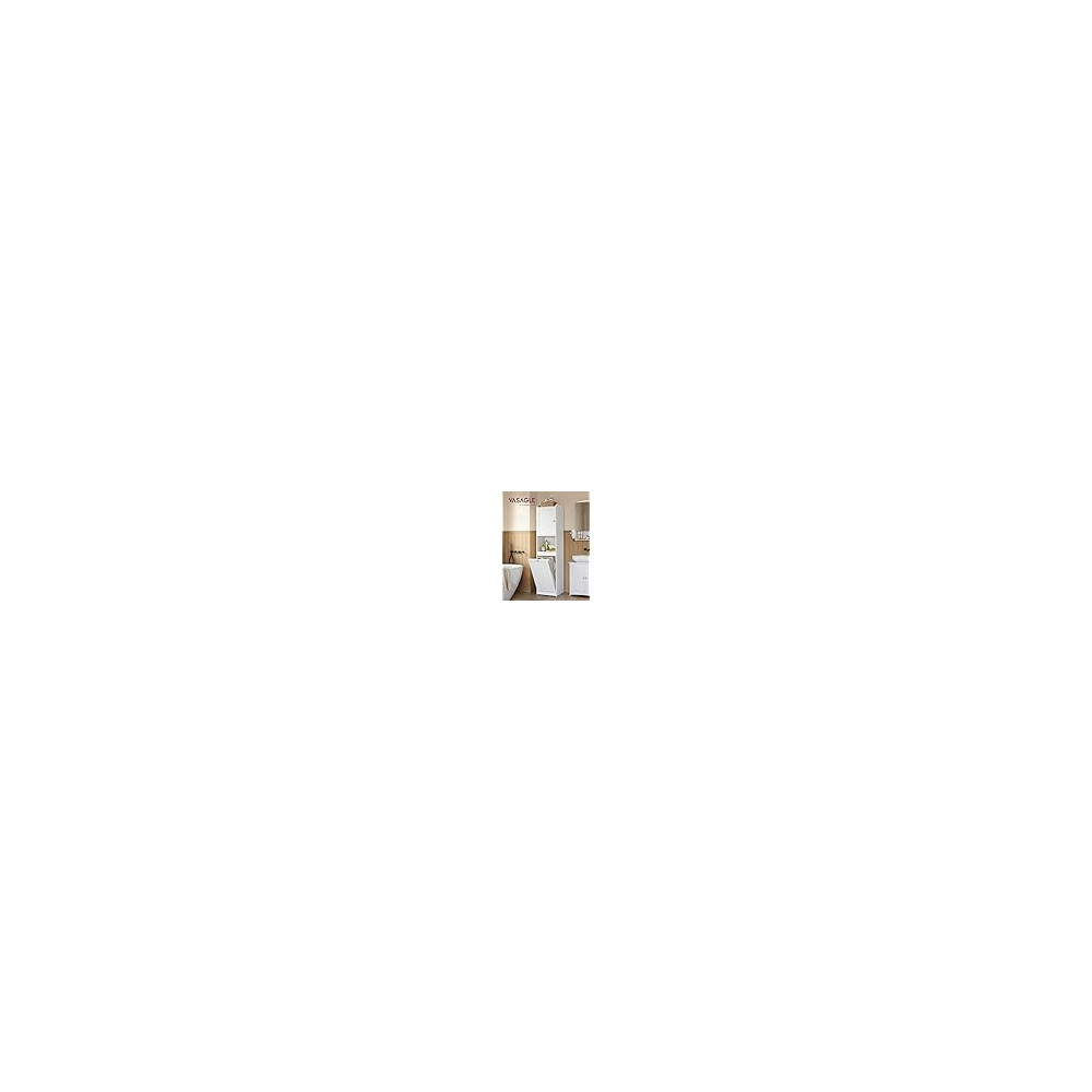 Produktbild för Bathroom Cabinet White 40x40x170cm