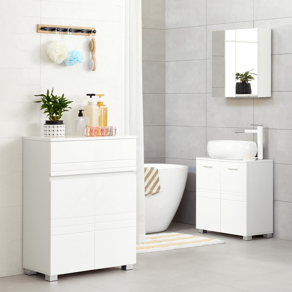 Produktbild för Bathroom Cabinet White 60x30x80cm