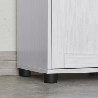Produktbild för Floor Cabinet Transparent Color T, Snow Maple White 40x30x165cm