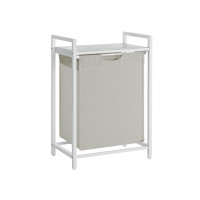 Produktbild för Laundry Basket White 50x33x76cm