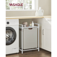 Produktbild för Laundry Basket White 50x33x76cm