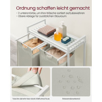 Produktbild för Clothes Hangers White 73x33x71cm