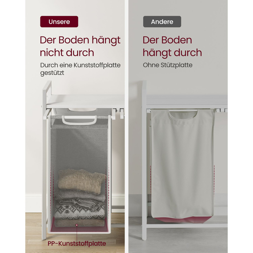 Produktbild för Clothes Hangers White 73x33x71cm