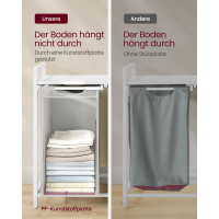 Produktbild för Clothes Hangers White/light Grey 73x33x71cm