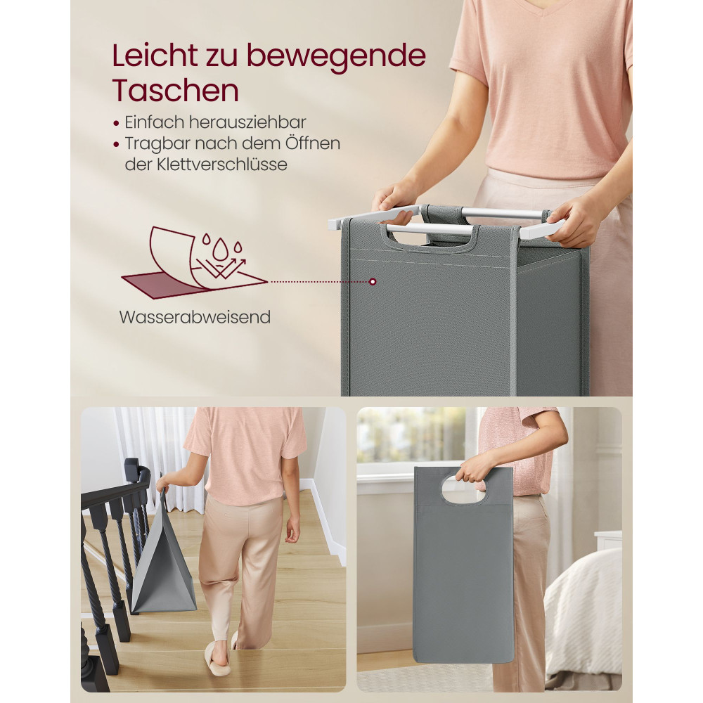 Produktbild för Clothes Hangers White/light Grey 73x33x71cm