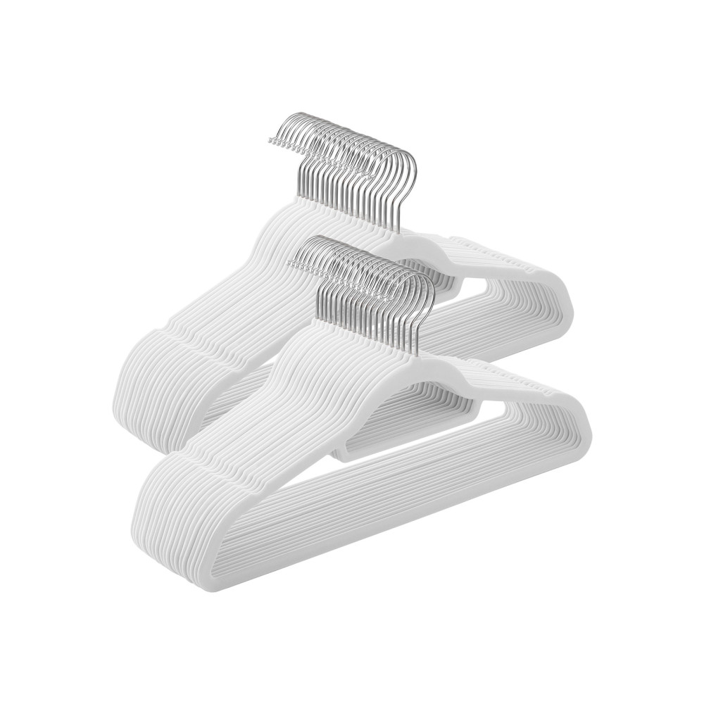 Produktbild för Velvet Hanger White 43x22x1cm