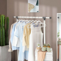 Produktbild för Velvet Hanger White 43x22x1cm
