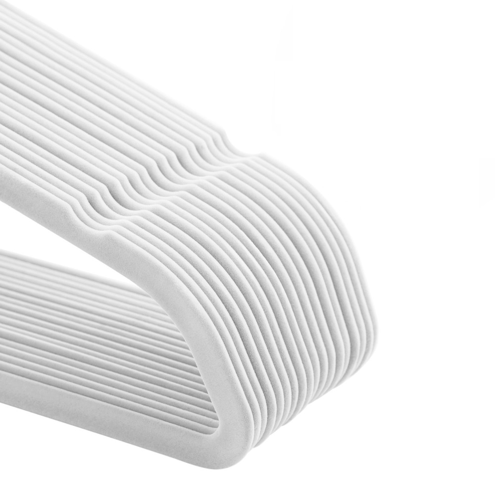 Produktbild för Velvet Hanger White 43x22x1cm