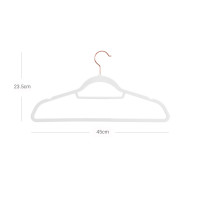 Produktbild för Velvet Hanger White 43x22x1cm