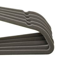 Produktbild för Velvet Hanger Grey, Silver 43x22x1cm
