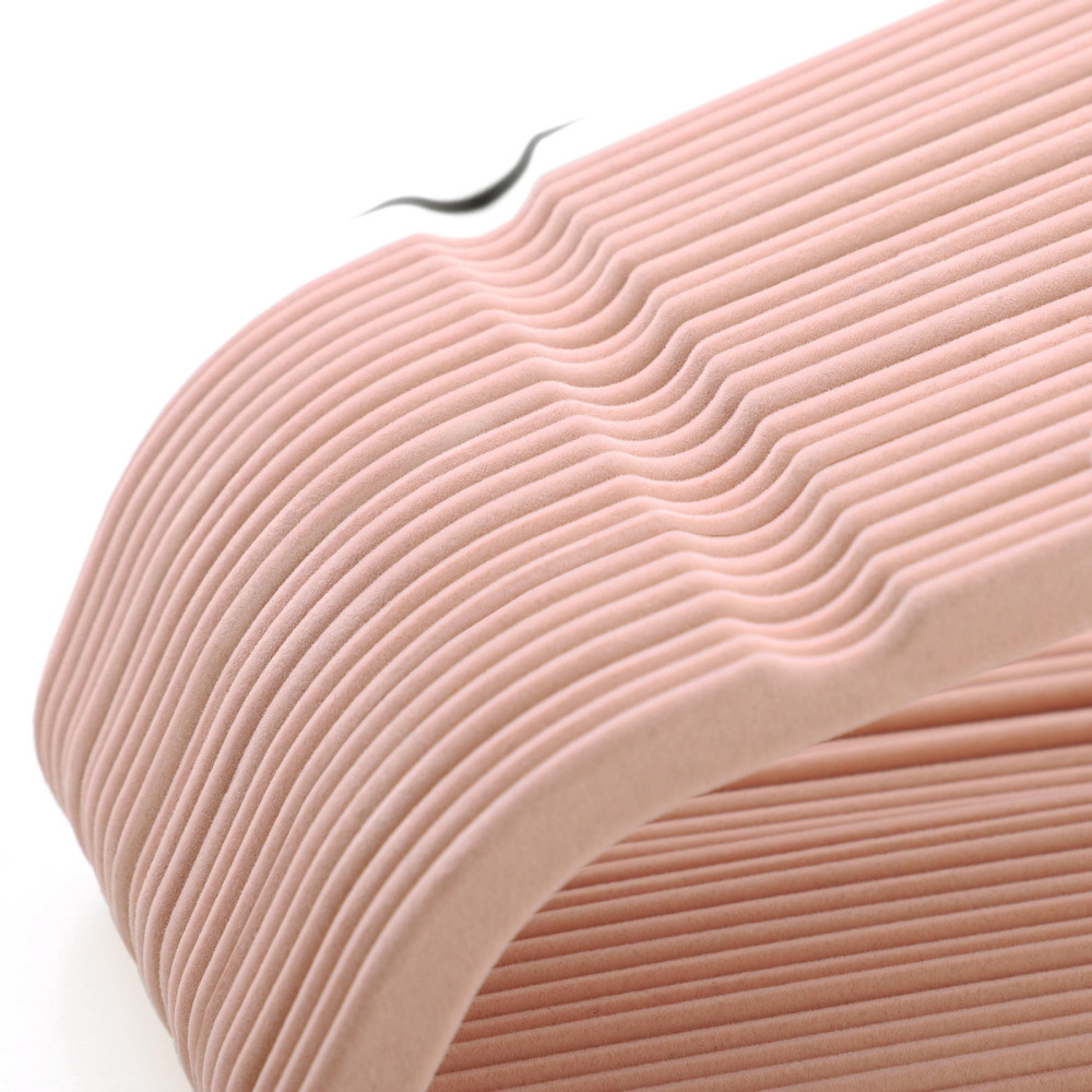 Produktbild för Velvet Hanger Pink, Rose Gold 43x22x1cm