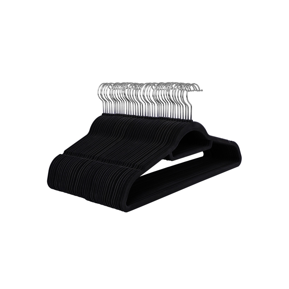 Produktbild för Velvet Hanger Black 43x22x1cm