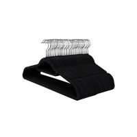 Produktbild för Velvet Hanger Black 43x22x1cm