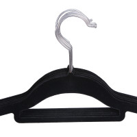 Produktbild för Velvet Hanger Black 43x22x1cm