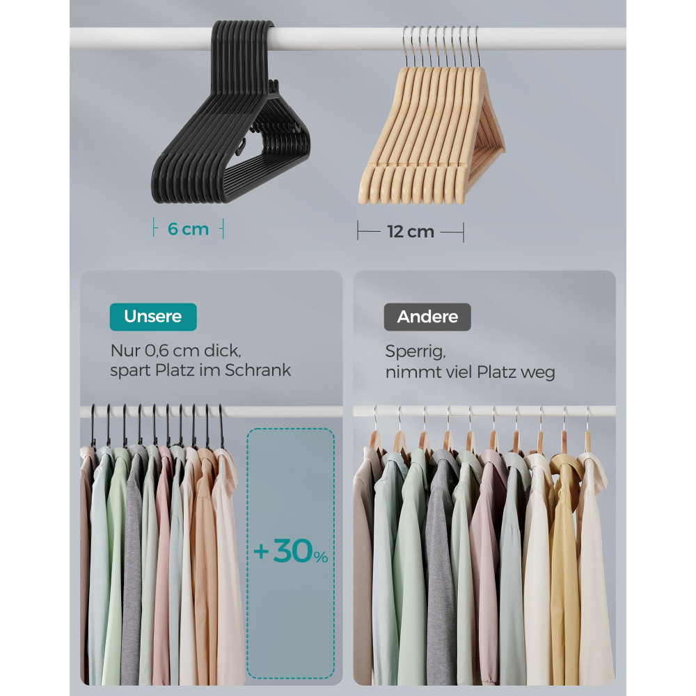 Produktbild för Clothes Rack Black 42×21×1cm