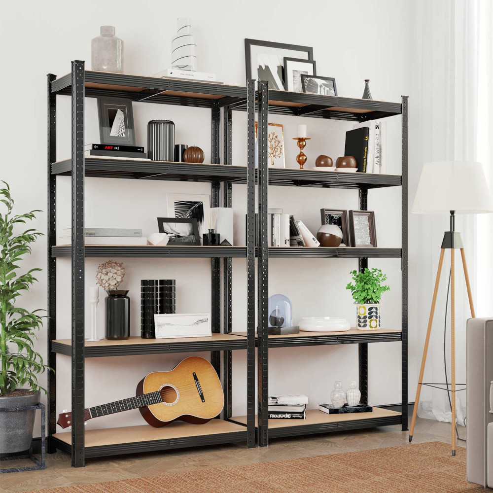 Produktbild för Shelving Black 180x90x40cm